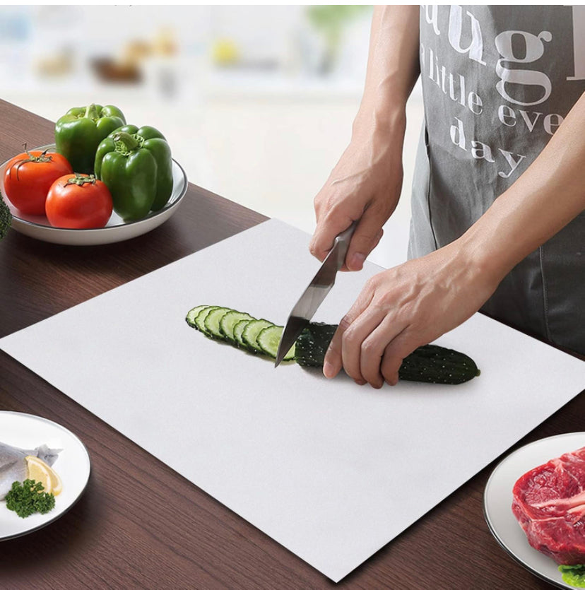 Stainless Steel Chopping Board - LARGE 41 cm X 30 cm