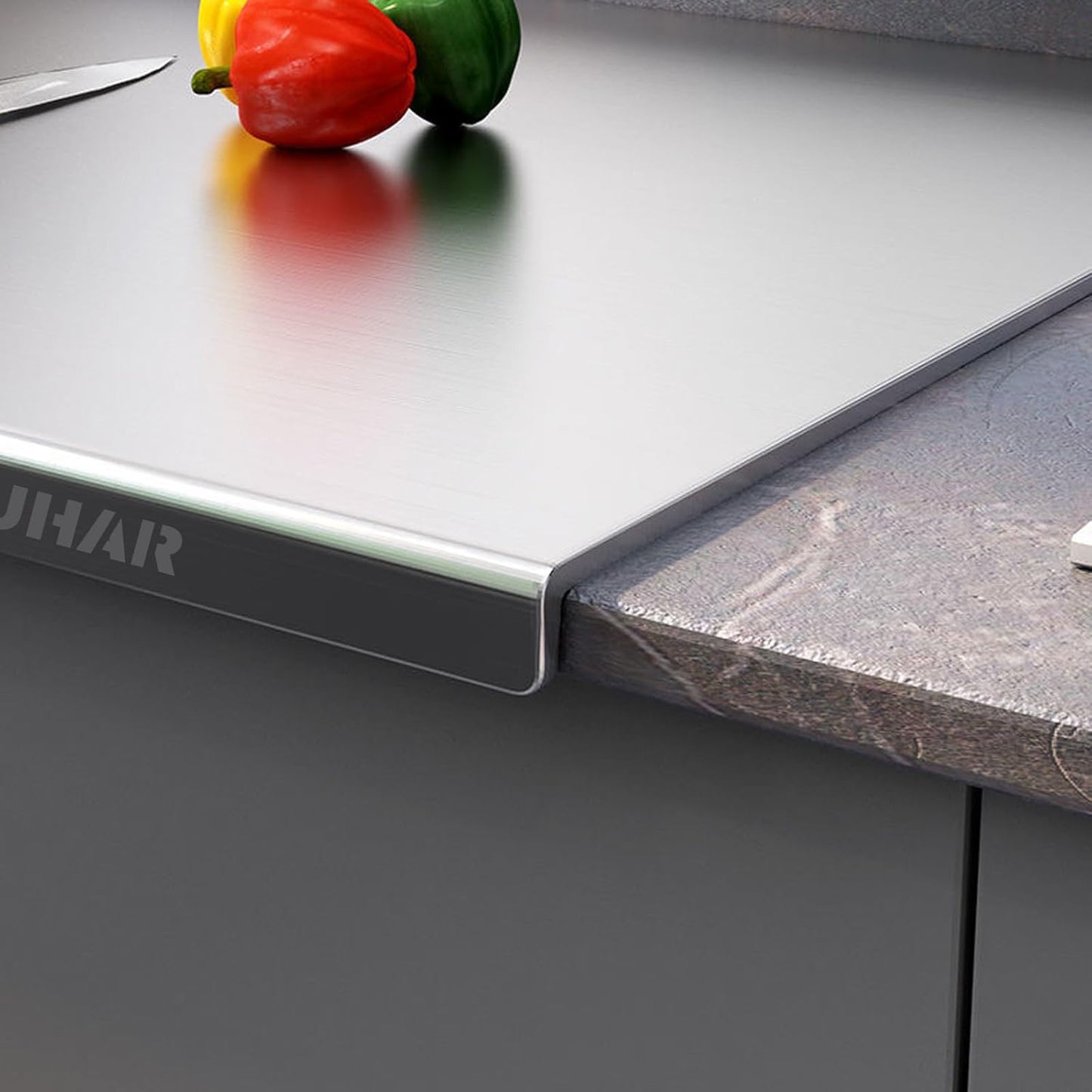 Stainless Steel Chopping Board - LARGE 41 cm X 30 cm