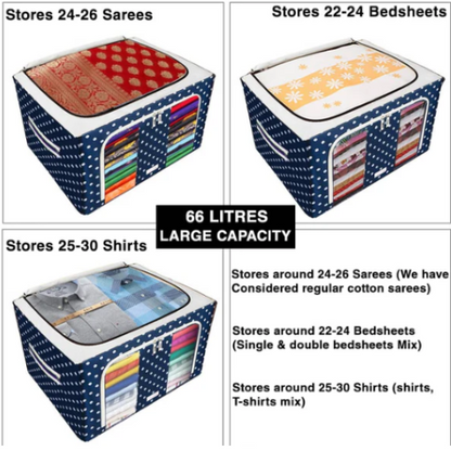 Bramley™  - Wardrobe Clothes Storage Organizer, Store Clothes, Winter Wear, Toys and Bed Linen